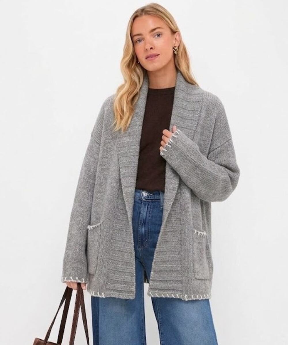 TUCKERNUCK Blanket Stitch Harrow Cardigan Size L